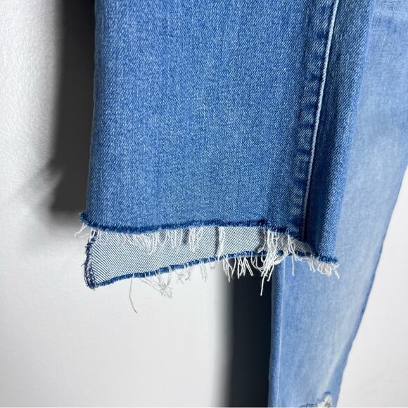 Mother The Insider  Crop Step Fray Jeans Thrilling Shots Sz 25 - Picture 7 of 9